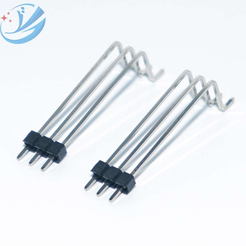 2,54 steek mannelijke header gebogen connector