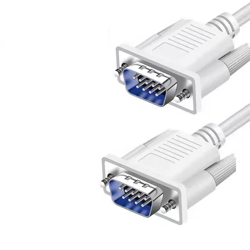 DB9 mannelijk naar mannelijk connectorafschermingskabel